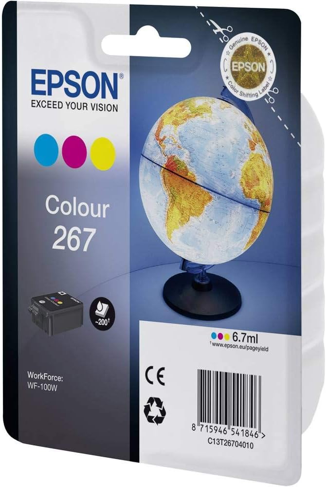 Tinteiro Epson 267 Original Amarelo Cyan Magenta - Imagem 2