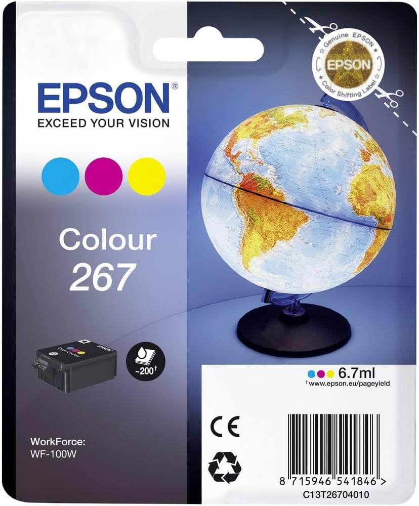 Tinteiro Epson 267 Original Amarelo Cyan Magenta