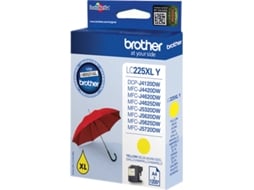 Tinteiro Brother LC225XLYBP Amarelo Alto Rendimento - Imagem 2