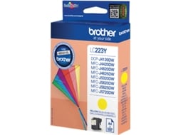 Tinteiro Brother LC223YBP Amarelo Original - Imagem 2
