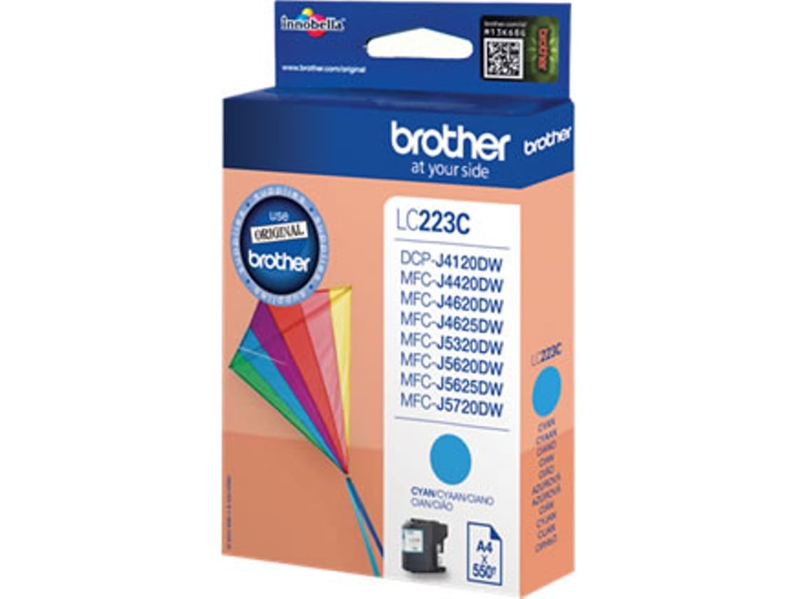Tinteiro Brother LC223CBP Azul Cyan Original
