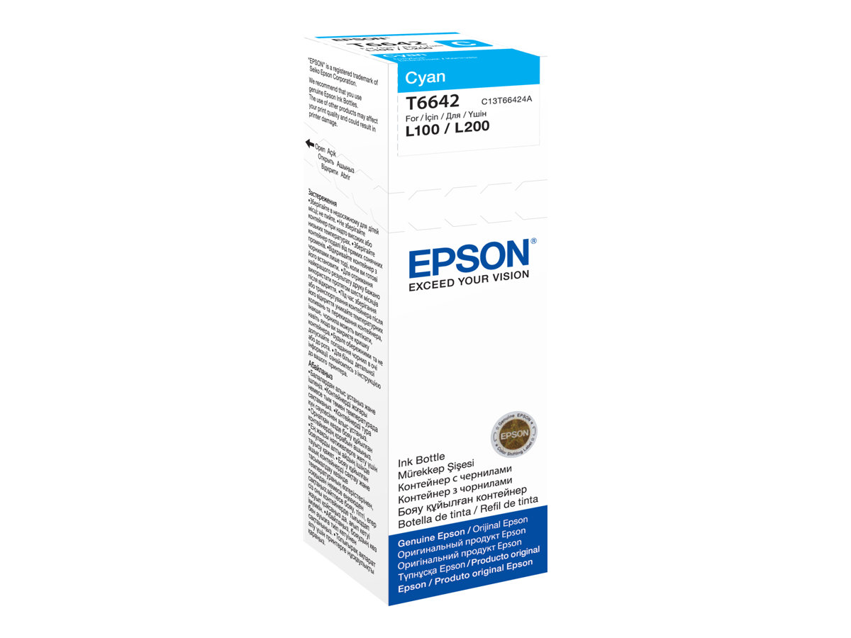 Tinta Epson T6642 Original Cyan 70ml - Imagem 4