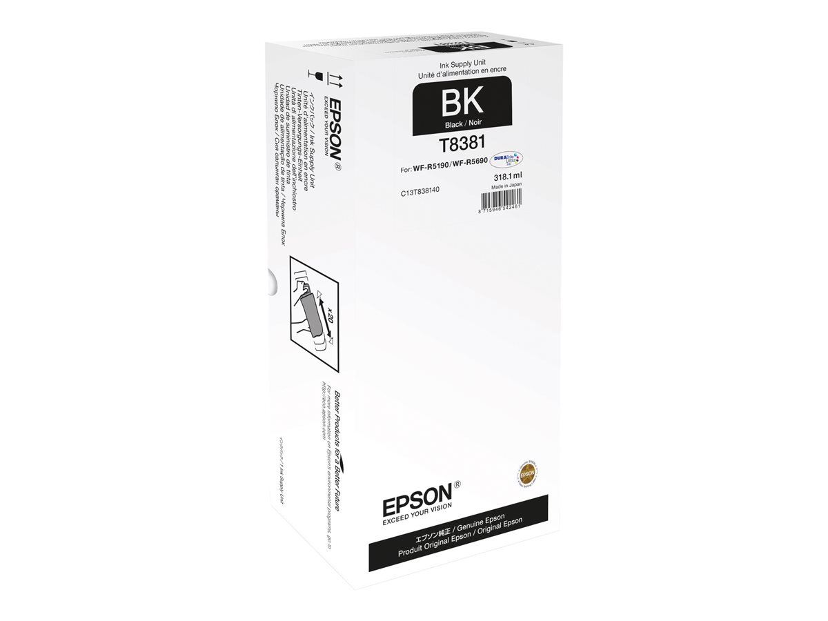 Recarga de Tinta Epson T8381 Preto 318.1 ml Original - Imagem 1