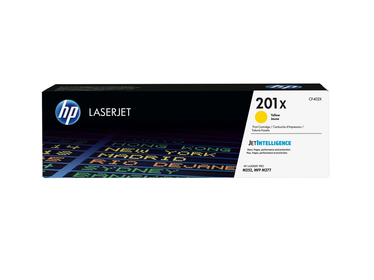 Cartucho de Toner HP 201X Alto Rendimento Amarelo Original - Imagem 2