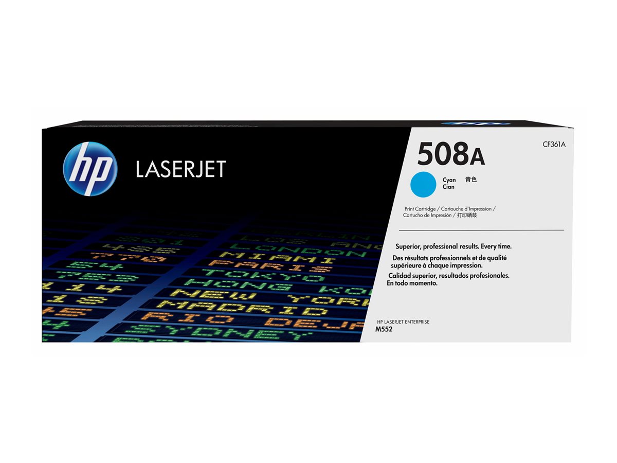 Cartucho de Toner HP 508A Cyan Original CF361A - Imagem 2