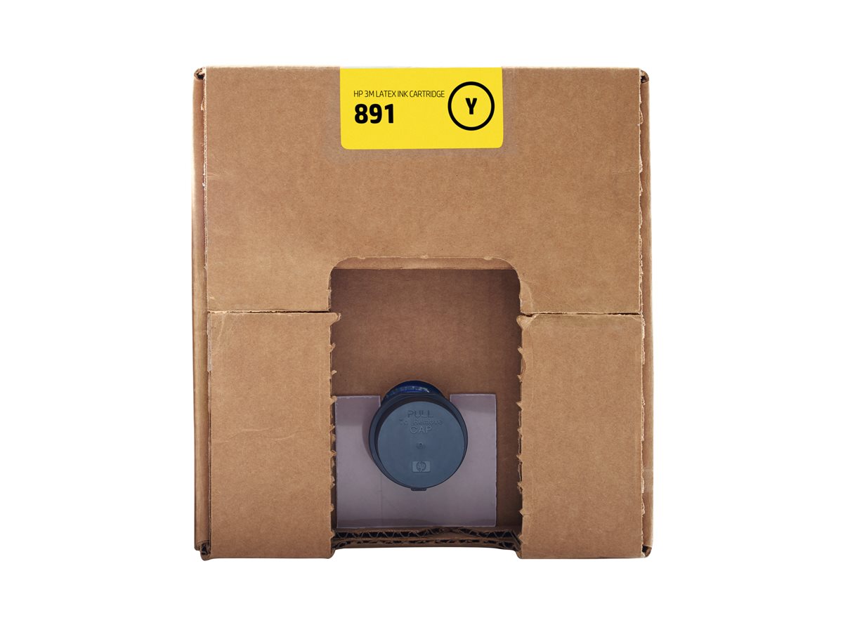Tinteiro HP 891 Amarelo 10000ml Original Latex - Imagem 2