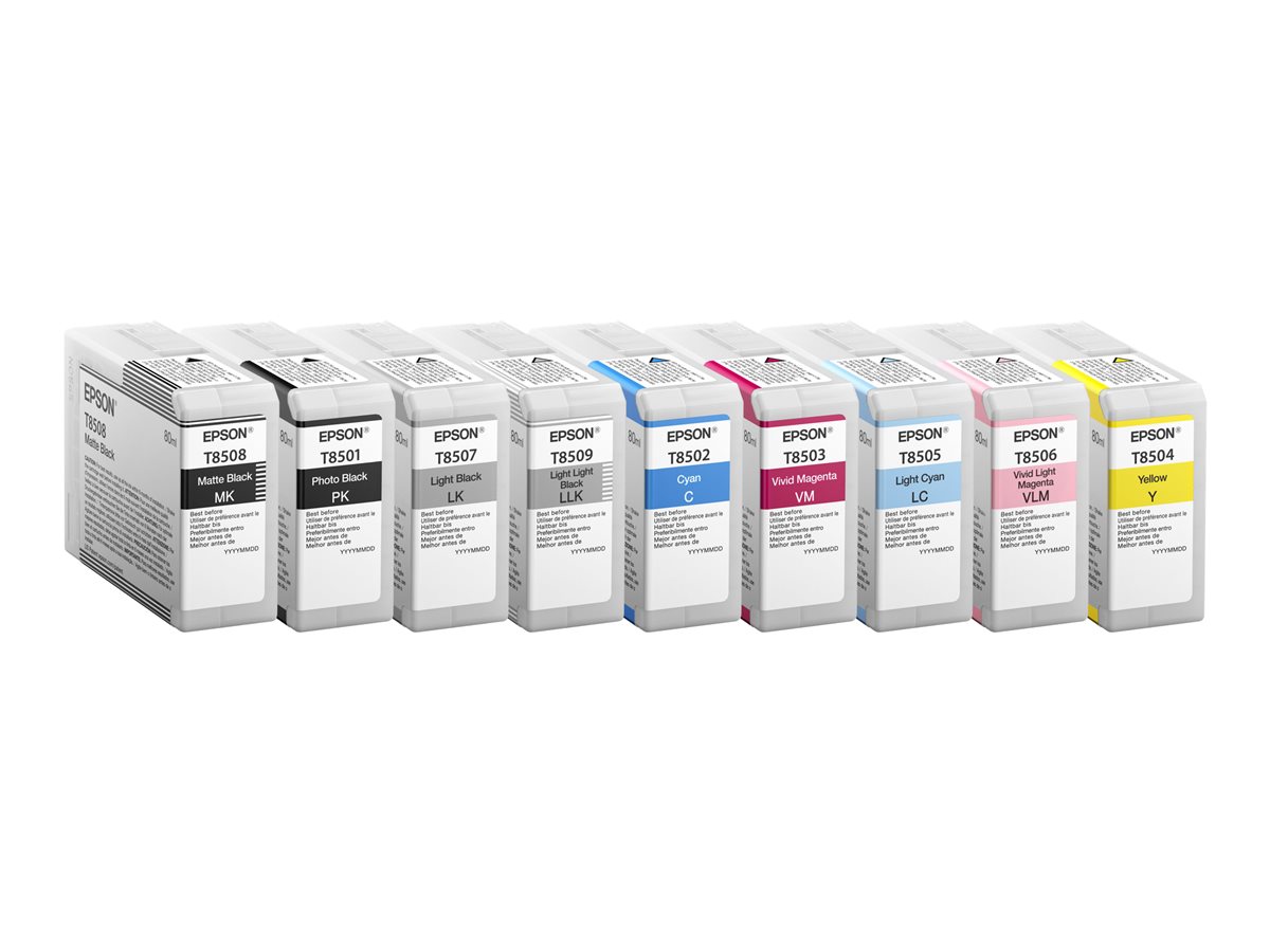 Tinteiro Epson T8501 80 ml Preto Foto Original - Imagem 2