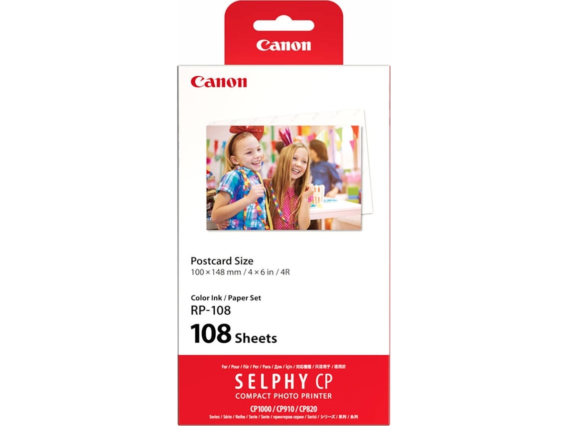 Kit de Impressão Canon RP-108 108 Folhas