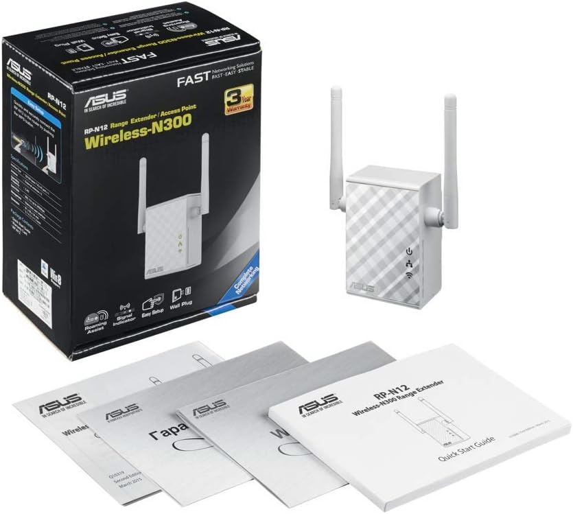 ASUS RP-N12 - Extensão de alcance de Wi-Fi - Wi-Fi - 2.4 GHz - na parede - Imagem 7