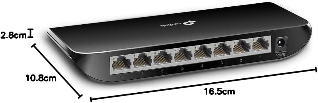 Switch de Rede TP-Link TL-SG1008D 8 Portas Gigabit Desktop - Imagem 5