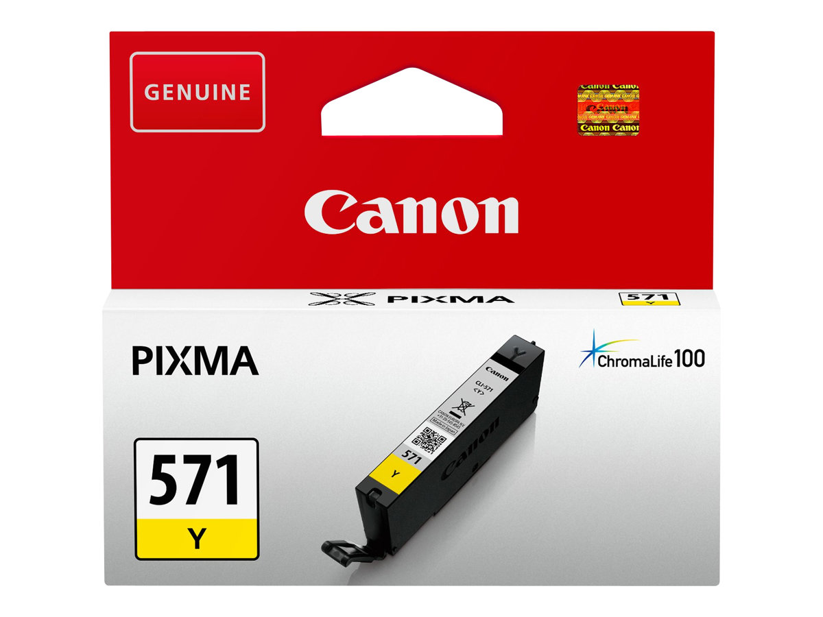Cartucho Canon CLI-571Y Amarelo 7ml Original - Imagem 2
