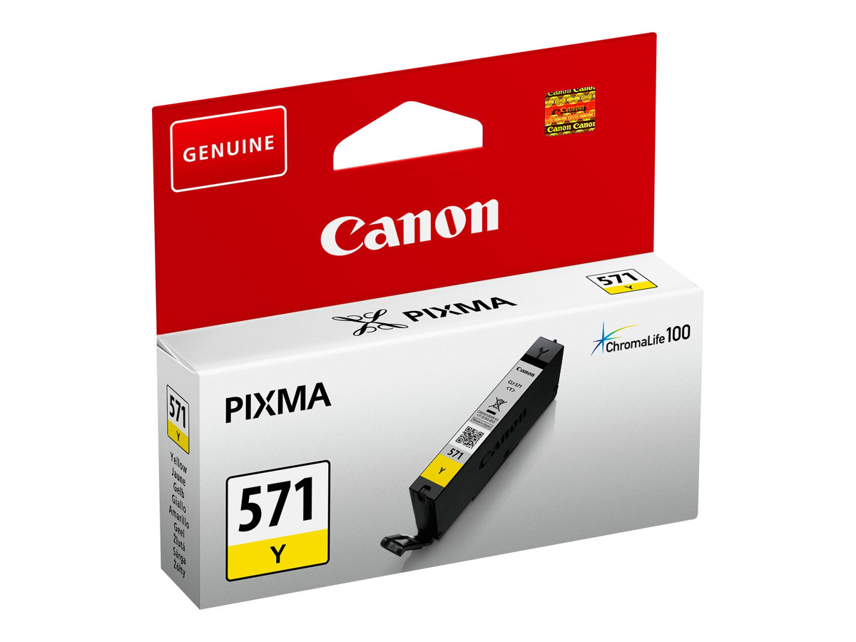 Cartucho Canon CLI-571Y Amarelo 7ml Original