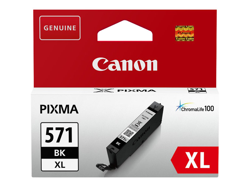 Cartucho Canon CLI-571BK Preto XL 11ml