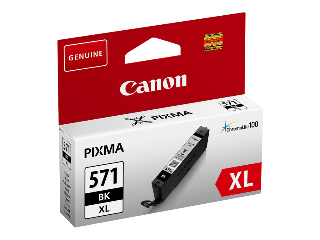 Cartucho Canon CLI-571BK Preto XL 11ml - Imagem 2