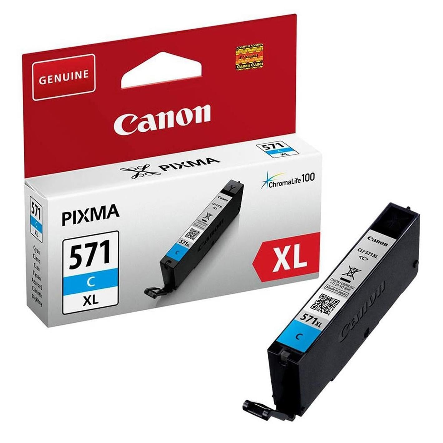 Tinteiro Canon CLI-571C Cyan XL 11 ml