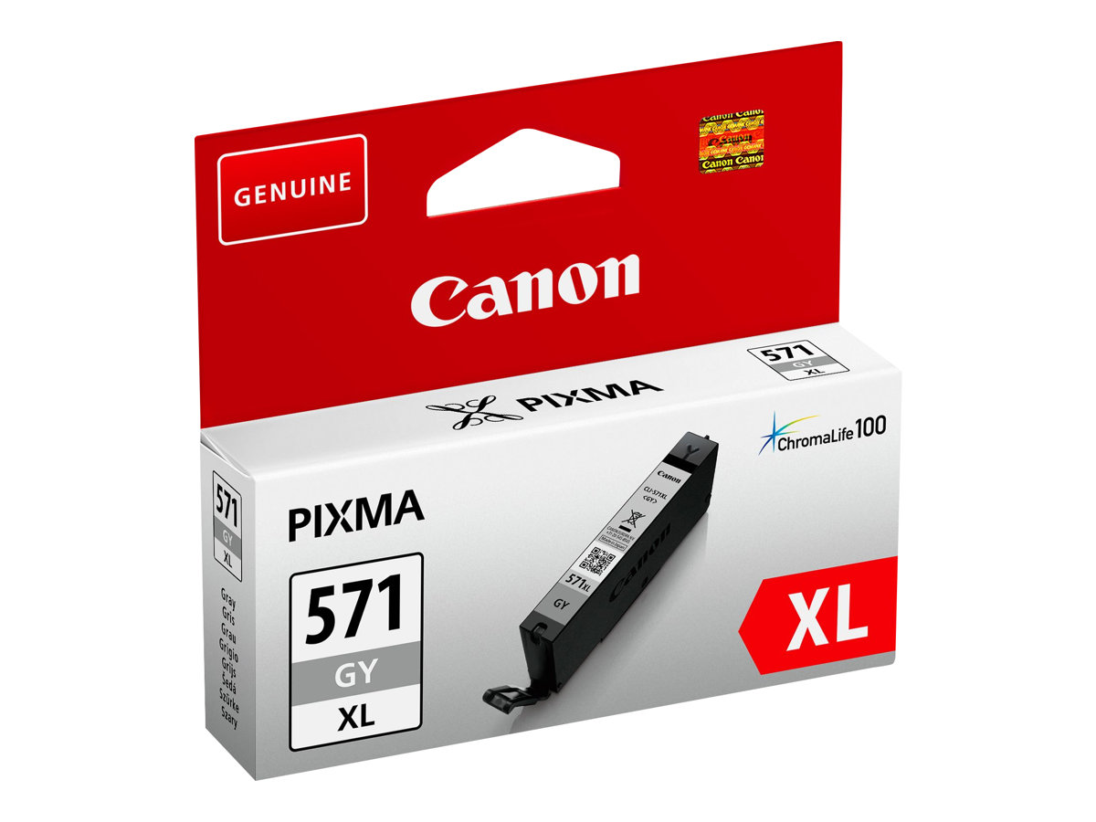 Tinteiro Canon CLI-571GY Cinza XL Original - Imagem 2
