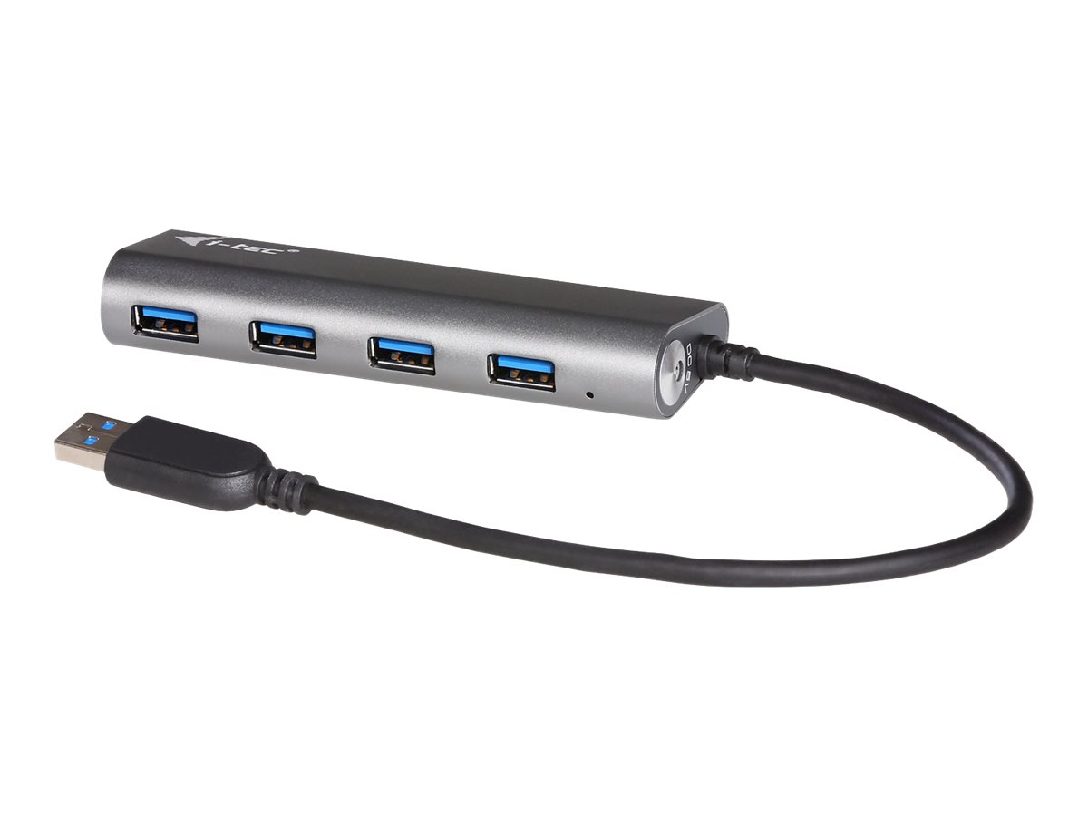 Hub USB i-Tec 4 Portas USB 3.0 Metálico com Carregamento - Imagem 3