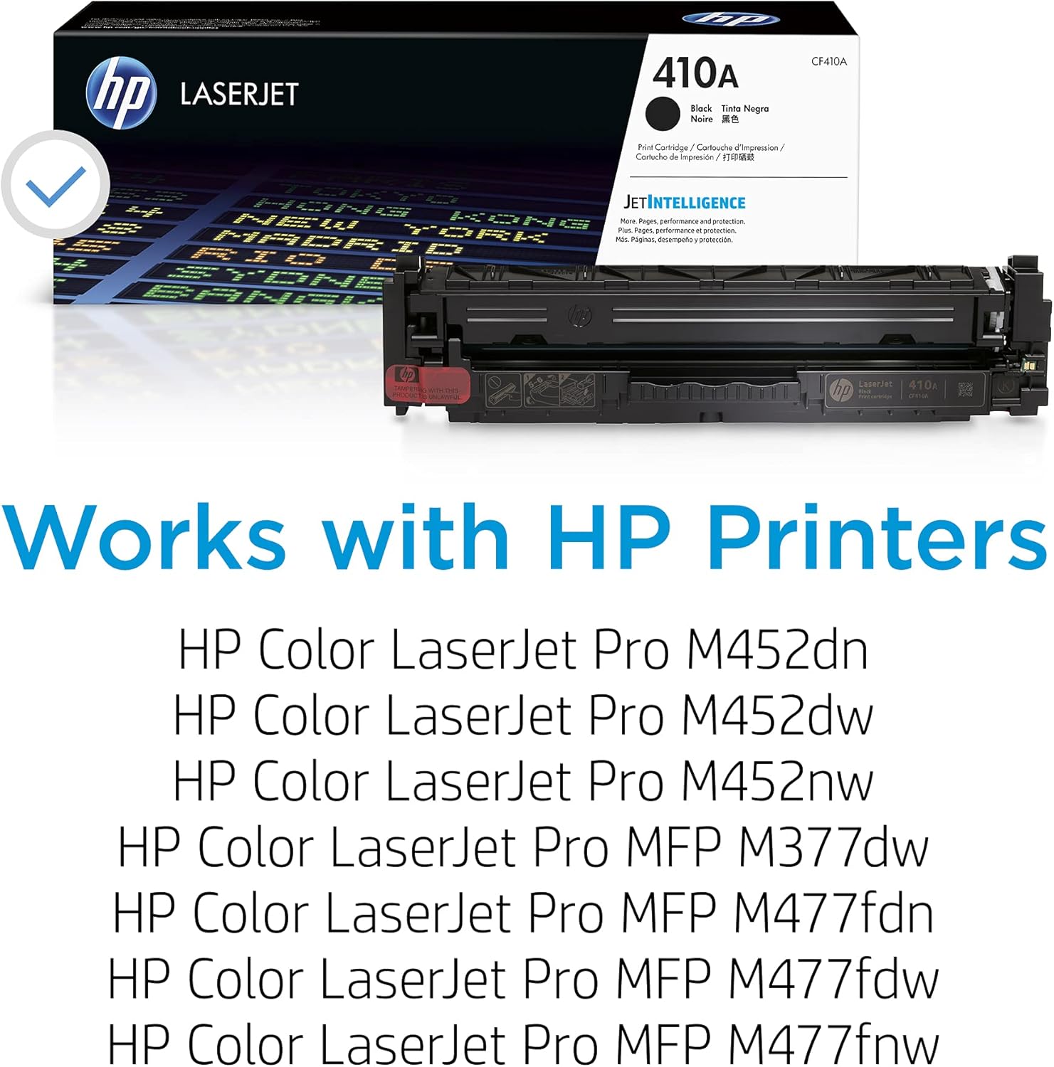 Cartucho Toner HP 410A Preto Original - Imagem 2