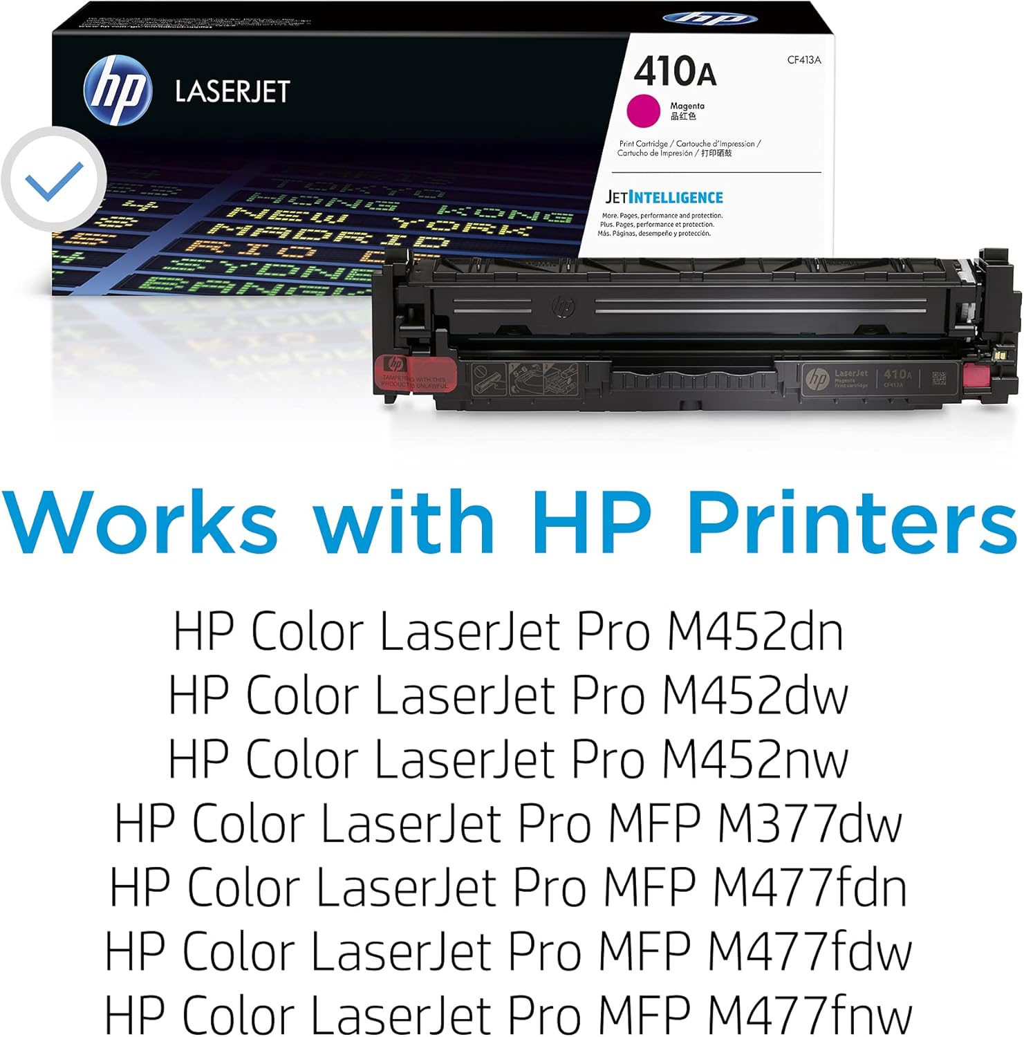 Cartucho de Toner HP 410A Magenta Original - Imagem 2