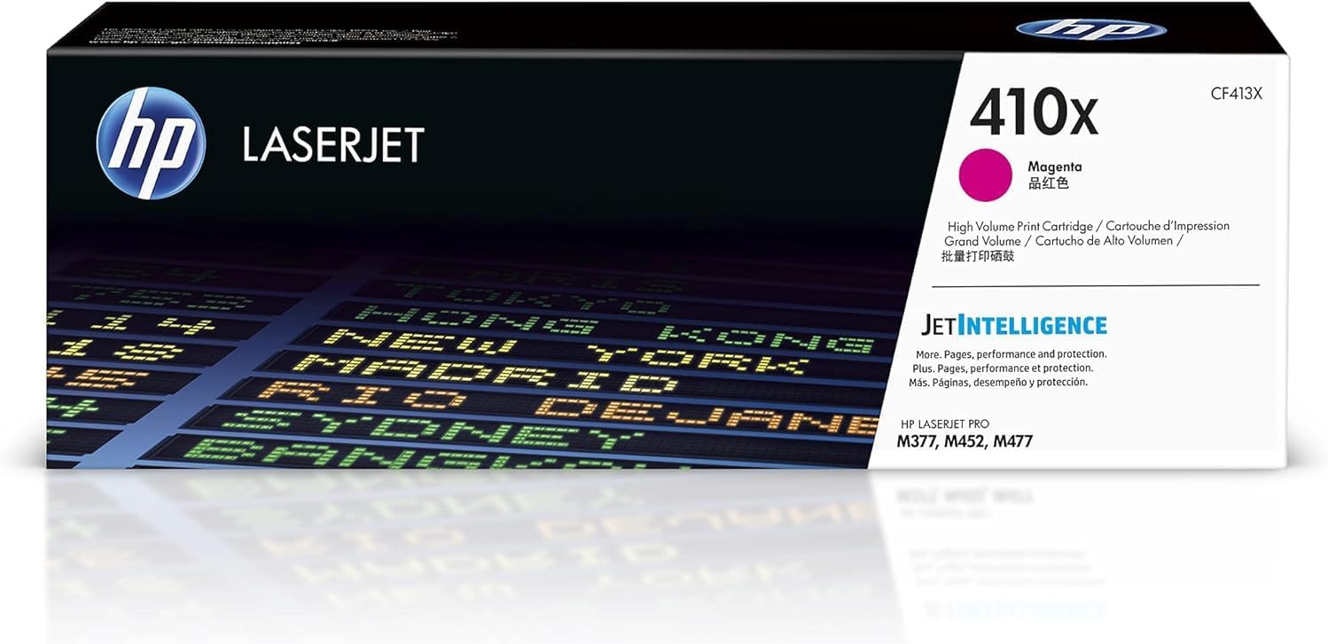 Cartucho de Toner HP 410X Magenta Alto Rendimento Original