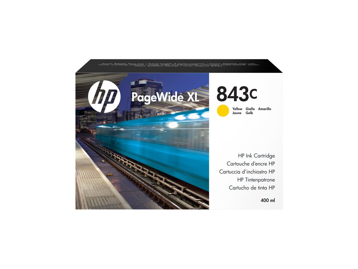 Tinteiro HP 843C PageWide XL Amarelo 400ml - Imagem 2