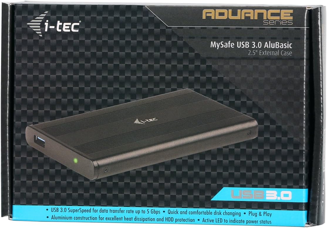Caixa Externa de Disco i-Tec MySafe AluBasic Advance 2.5" USB 3.0 - Imagem 7