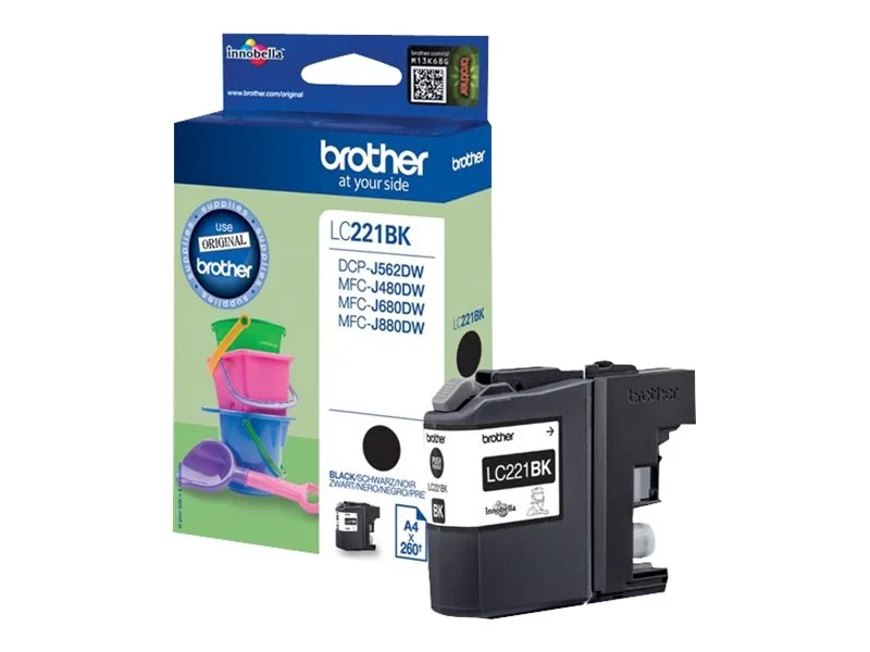 Tinteiro Brother LC221BK Preto Capacidade até 260 Páginas - Imagem 3