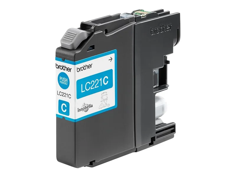 Tinteiro Brother LC221C Ciano Capacidade 260 Páginas - Imagem 4