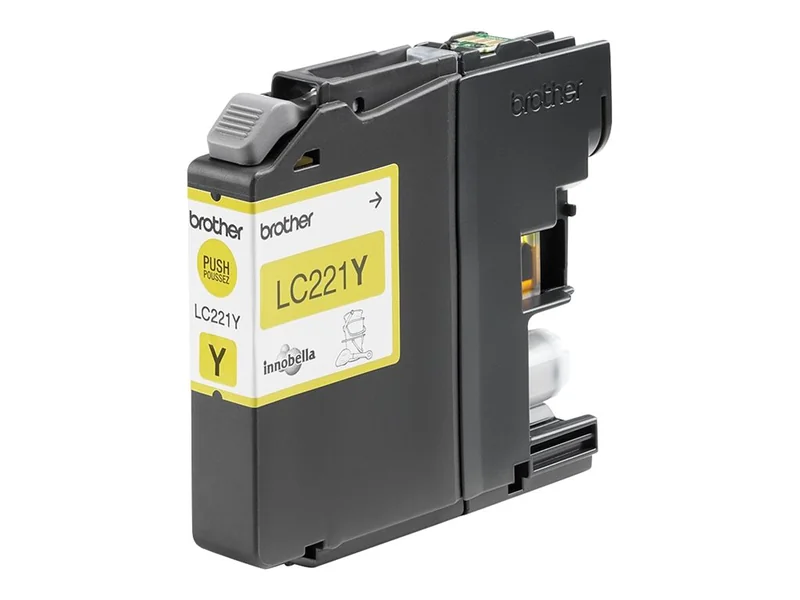 Tinteiro Brother LC221Y Amarelo 260 Páginas - Imagem 5