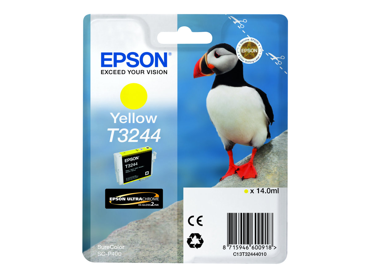 Tinteiro Epson T3244 Original Amarelo 14 ml - Imagem 4