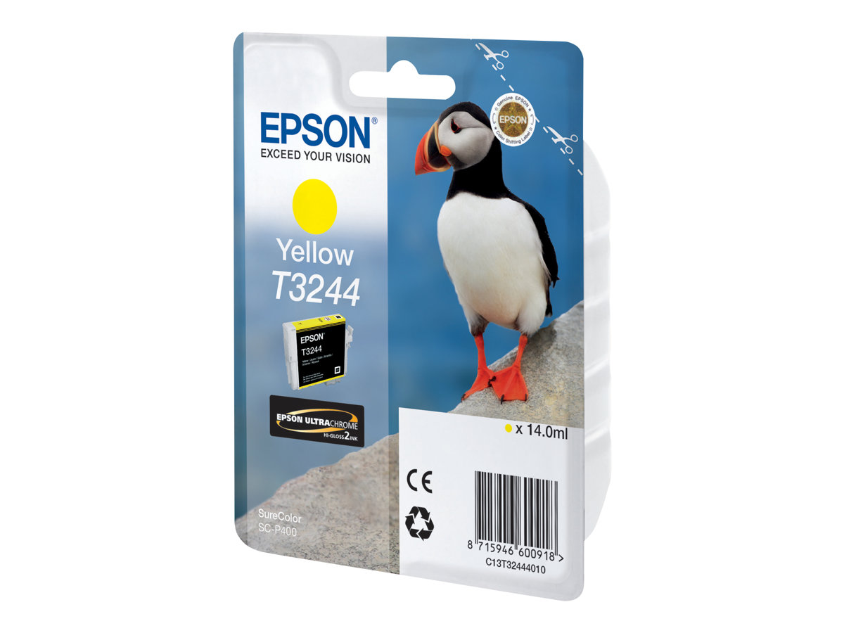 Tinteiro Epson T3244 Original Amarelo 14 ml - Imagem 2