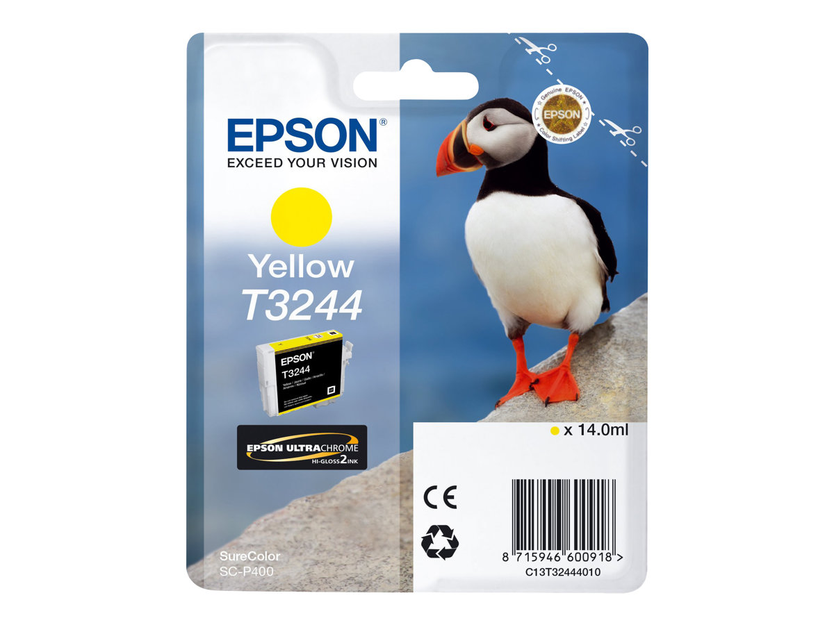 Tinteiro Epson T3244 Original Amarelo 14 ml - Imagem 1