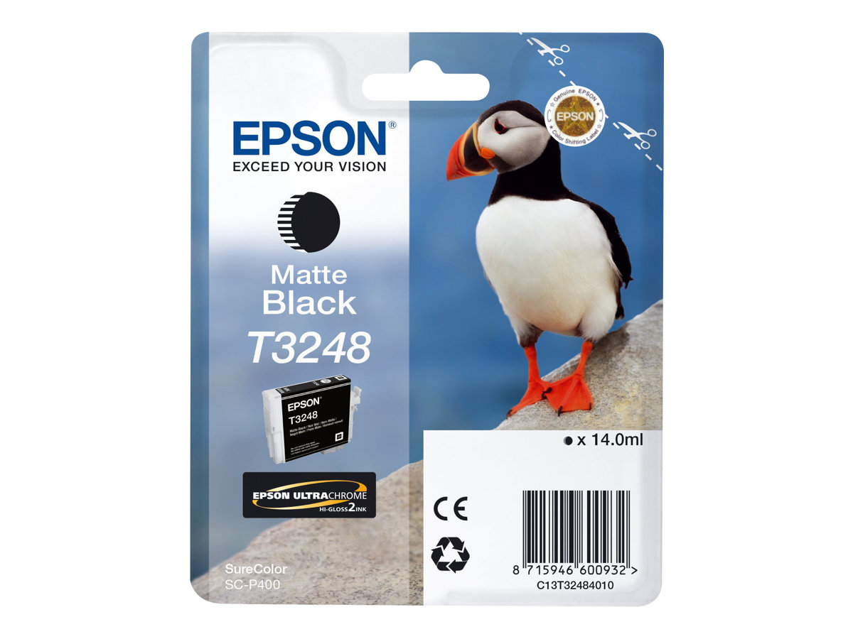 Tinteiro Epson T3248 Preto Opaco 14 ml Original - Imagem 3