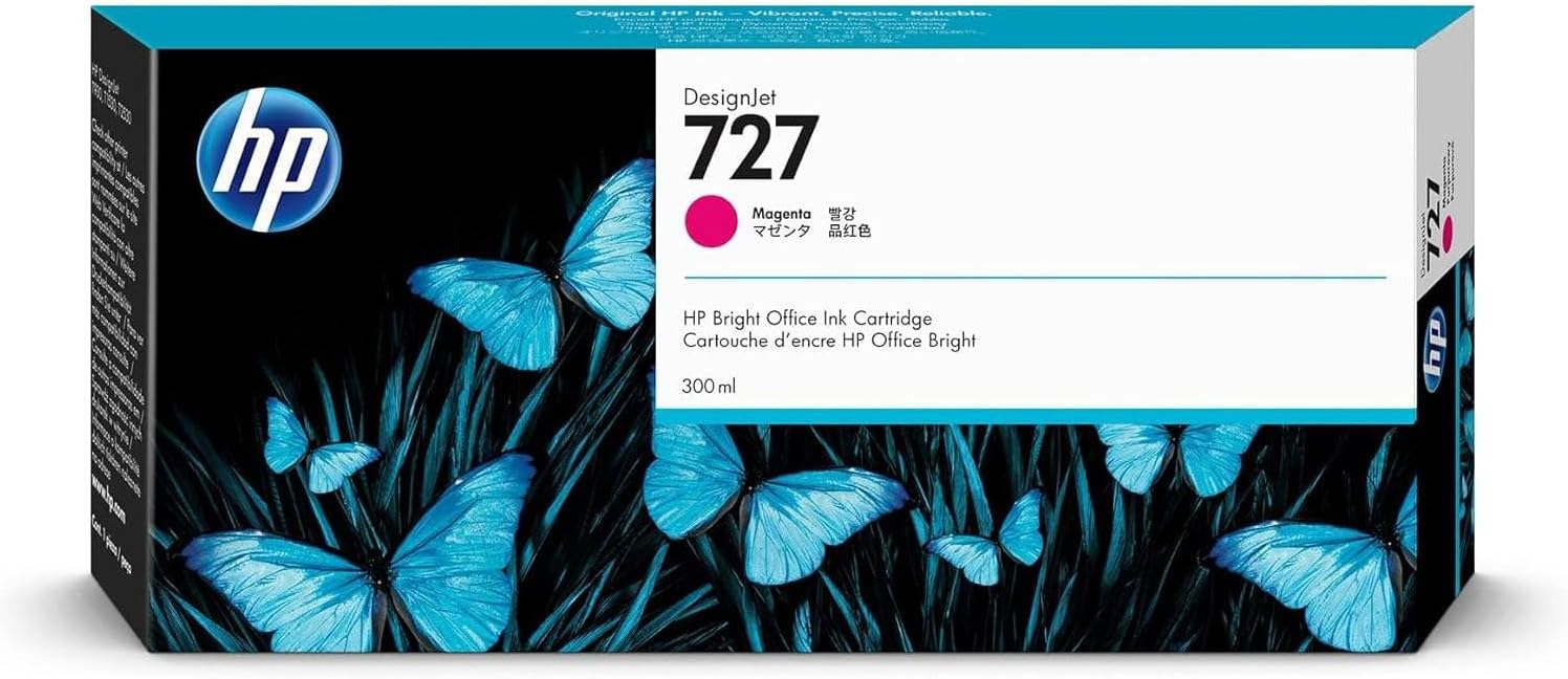 Tinteiro HP 727 Magenta 300ml Alta Capacidade Original