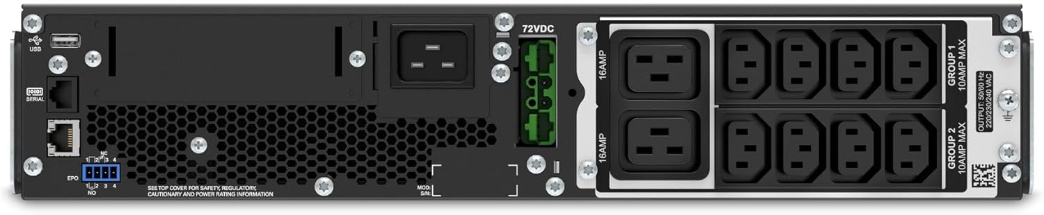 UPS APC Smart-UPS SRT 2200VA Rack 2U Preto - Imagem 2