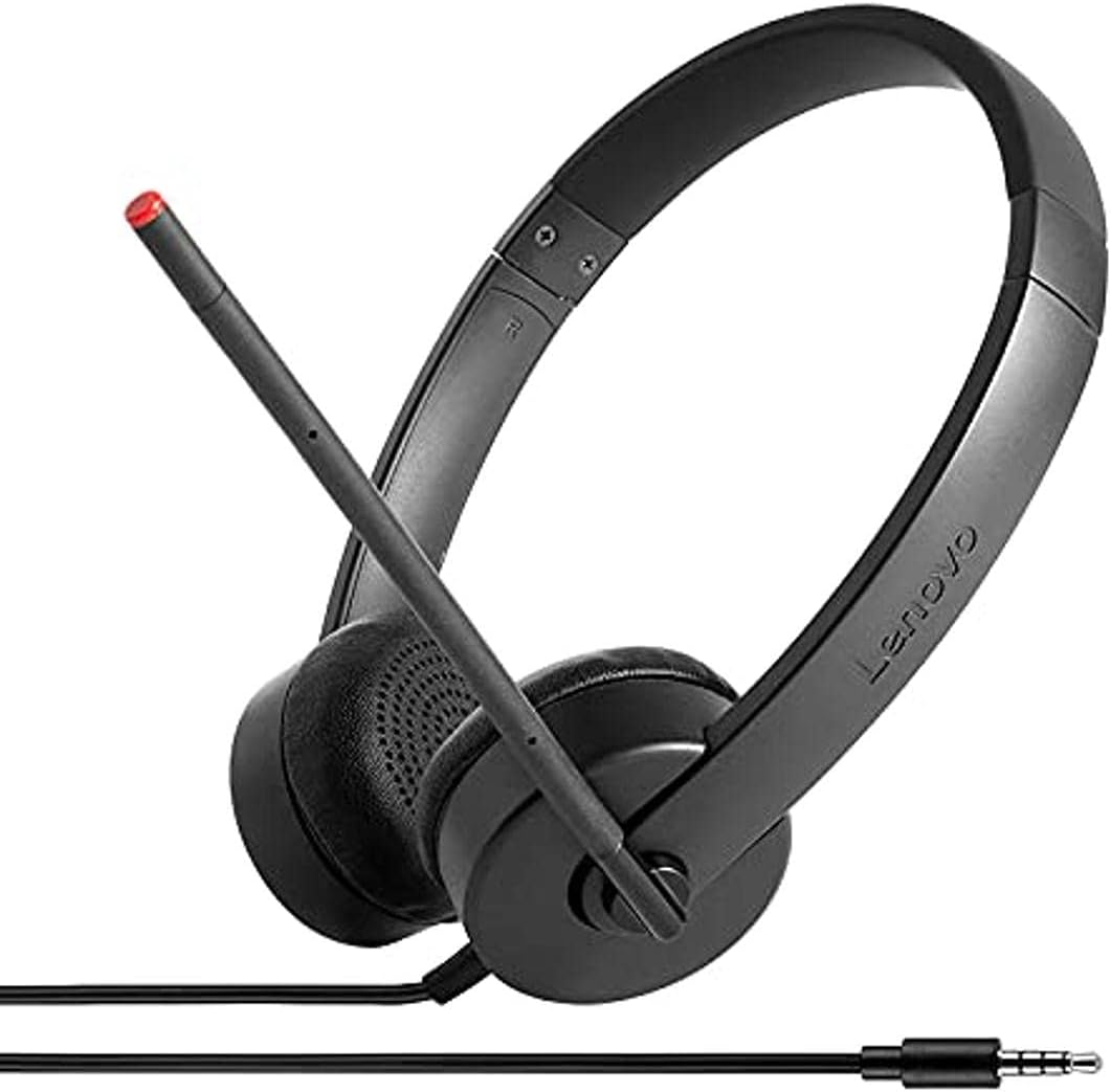 Auscultadores Lenovo Stereo Analógicos Com Cabo