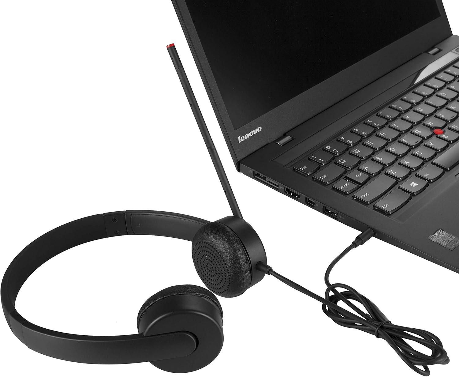 Auscultadores Lenovo Stereo Analógicos Com Cabo - Imagem 6