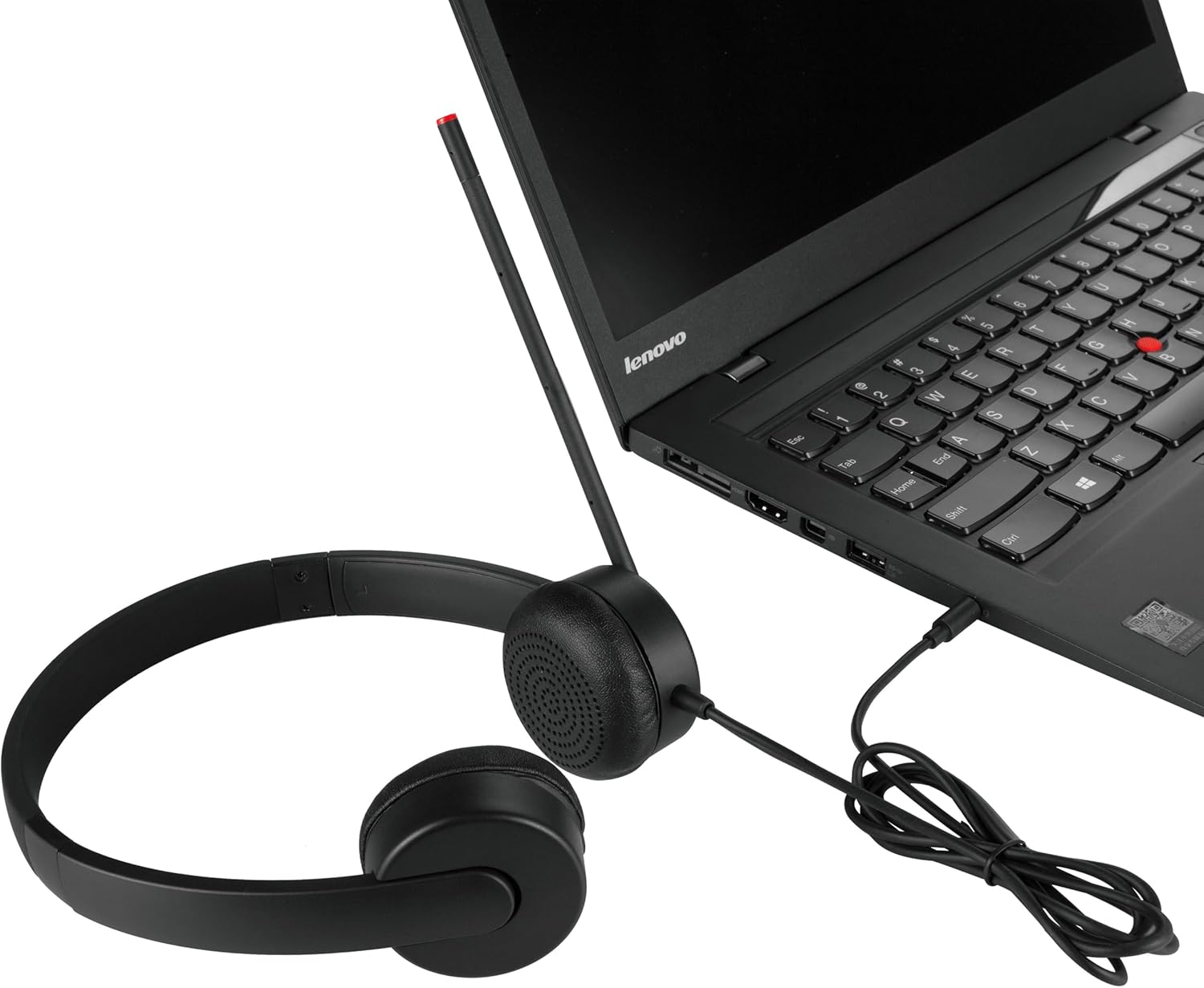 Auscultadores Lenovo Stereo Analógicos Com Cabo - Imagem 5