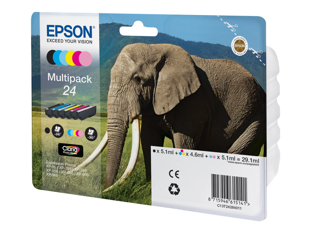 Tinteiro Multipack Epson 24 6 Cores Original - Imagem 3