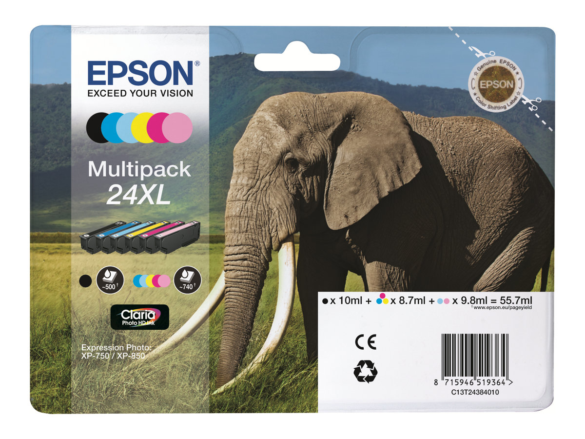 Multipack Tinteiros Epson 24 Original 6 Cores - Imagem 2