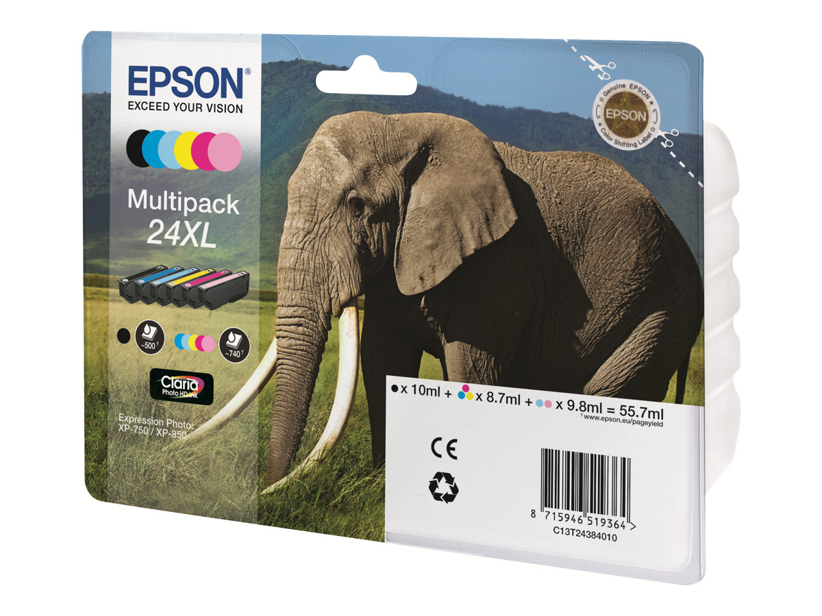 Tinteiro Multipack Epson 24XL 6 Cores XL - Imagem 3