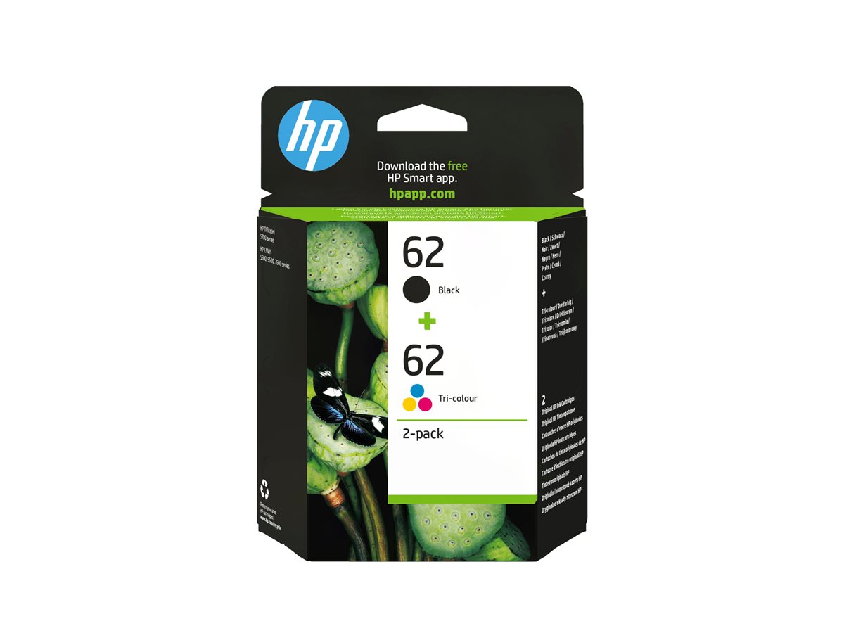 Tinteiro HP 62 Original Duo Preto e Cor - Imagem 2