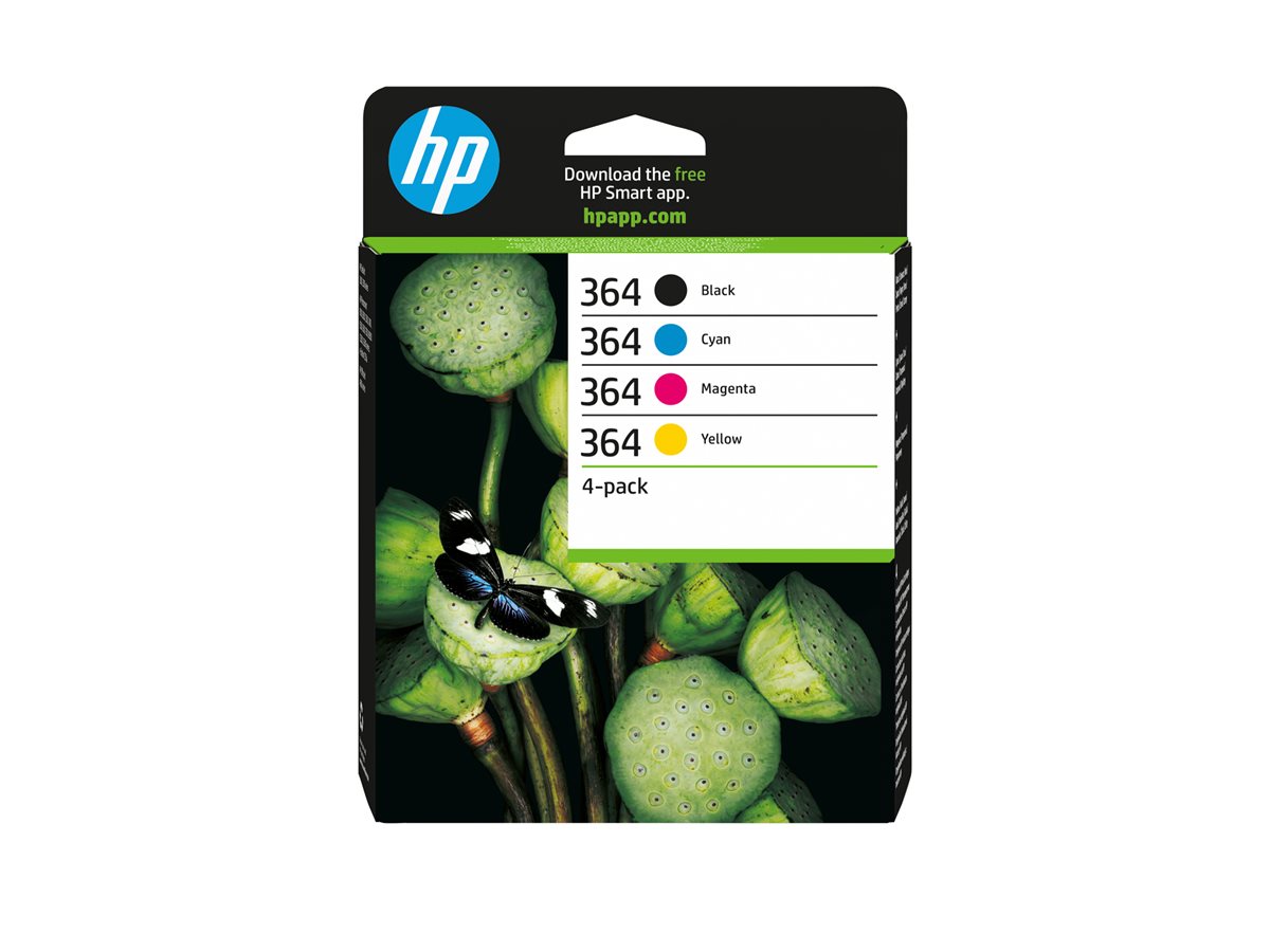 Tinteiro HP 364 Original Pack 4 Cores - Imagem 1