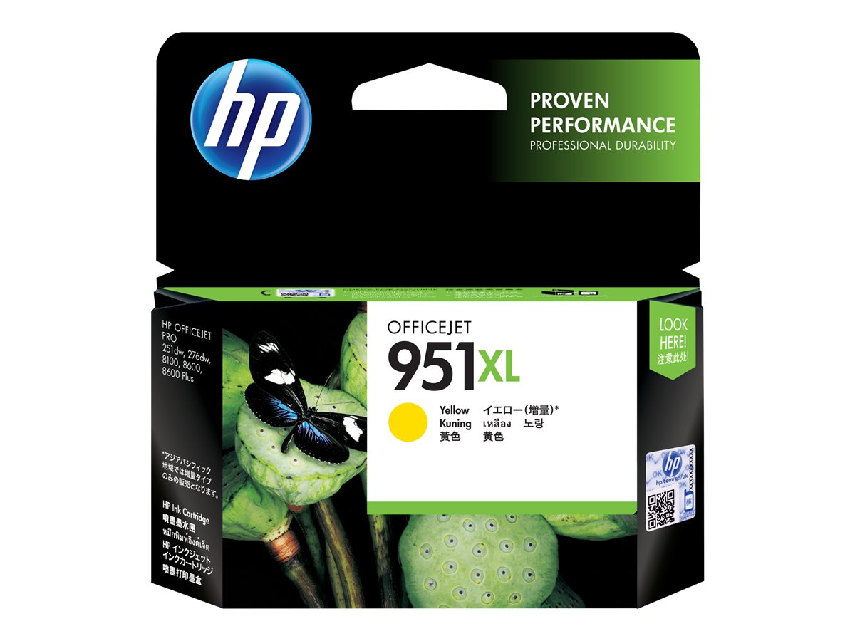 Tinteiro HP 951XL Alto Rendimento Amarelo Original