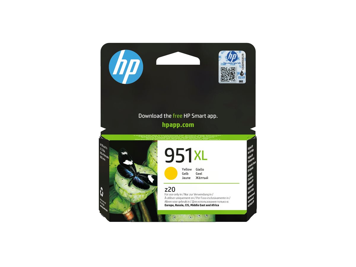 Tinteiro HP 951XL Alto Rendimento Amarelo Original - Imagem 2