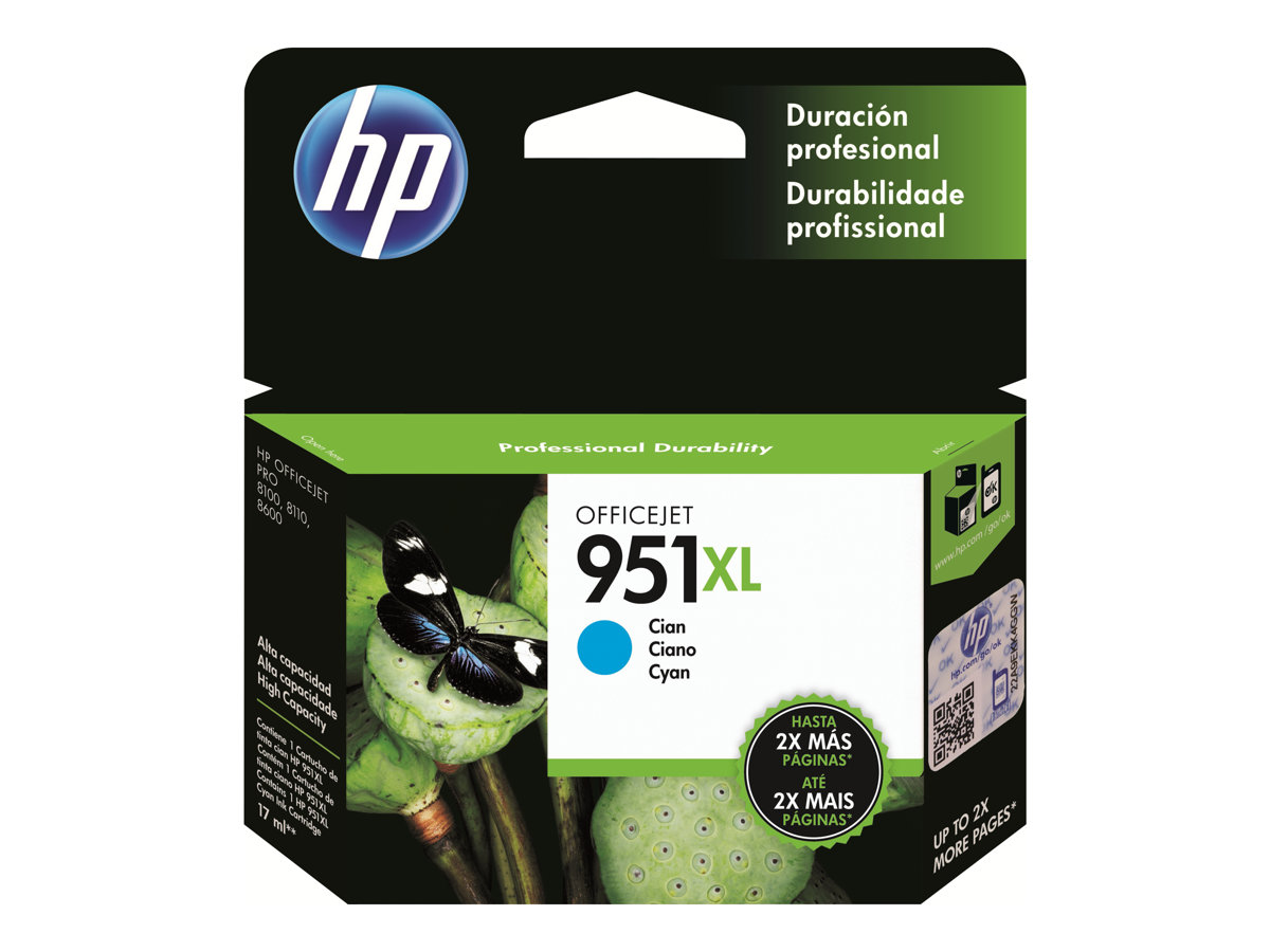 Tinteiro HP 951XL Cyan Alto Rendimento Original