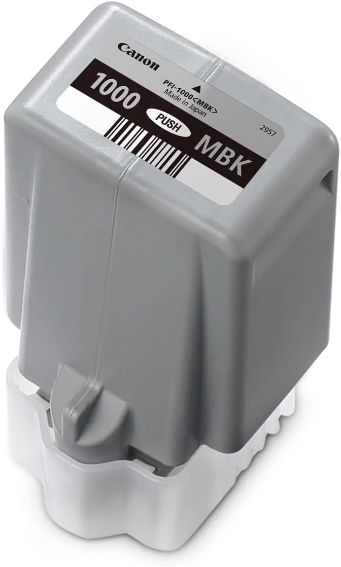 Tanque de Tinta Canon PFI-1000 Preto Opaco 80 ml - Imagem 3