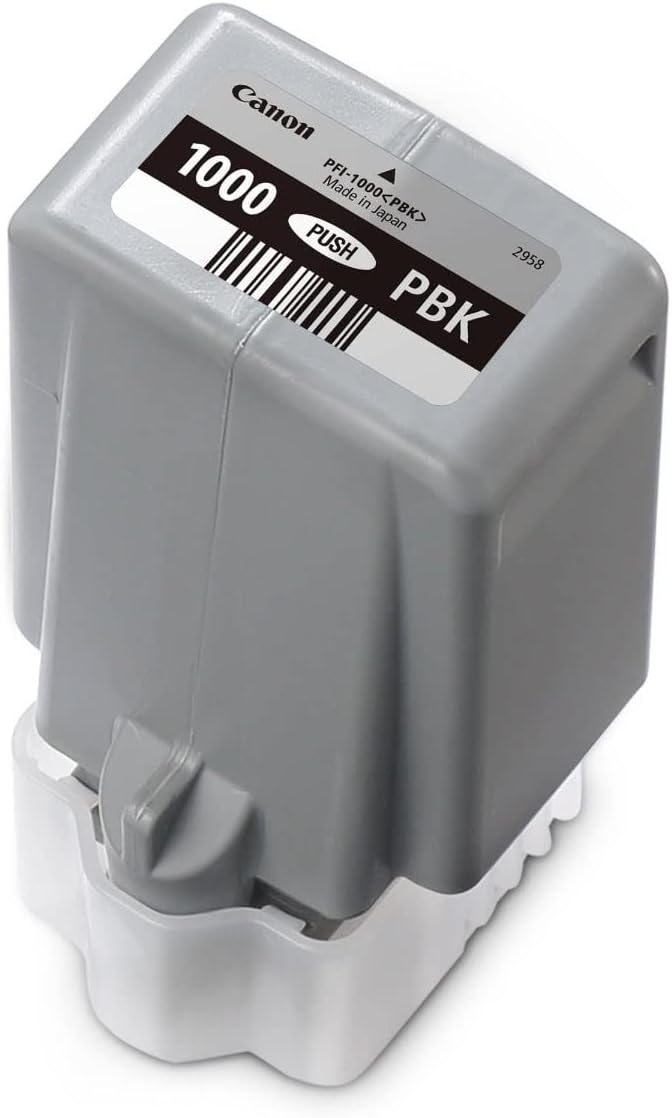 Tinteiro Canon PFI-1000 PBK Preto Foto 80ml Original para imagePROGRAF PRO-1000 - Imagem 3