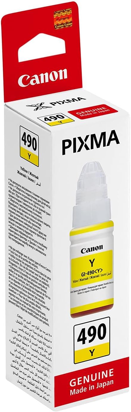 Tinta Canon GI 490 Amarelo 70 ml Original - Imagem 2