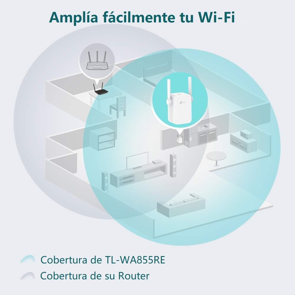 Extensor de Wi-Fi TP-Link TL-WA855RE Mini 300Mbps - Imagem 2